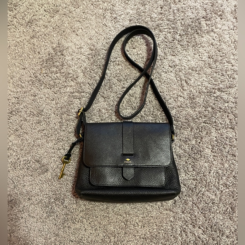 Fossil Kinley Small Crossbody Black
